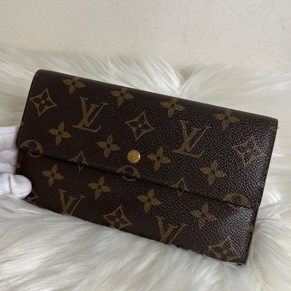 💯Authentic Louis Vuitton Monogram Trifold Long Wallet🍀 - Picture 11 of 14